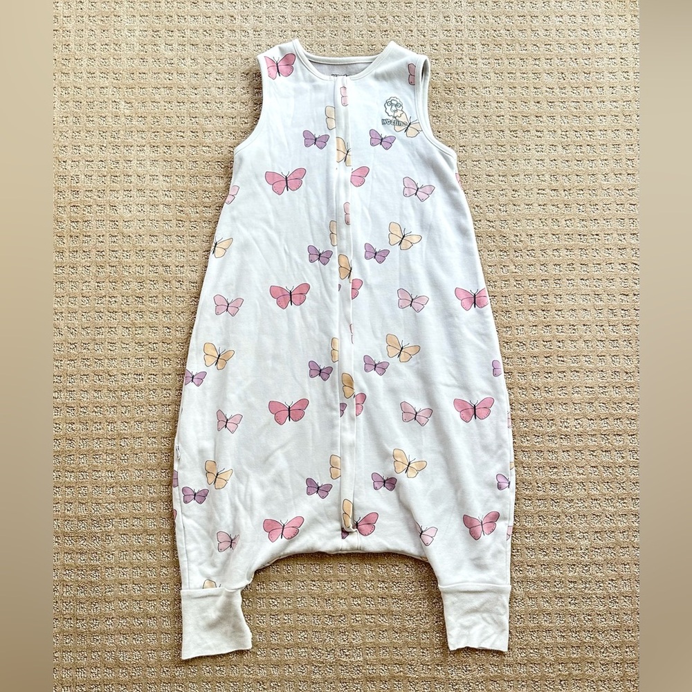 🖤 WOOLINO Butterfly Sleep Sack w/ Feet 18-36M